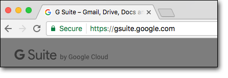 Login to G Suite
